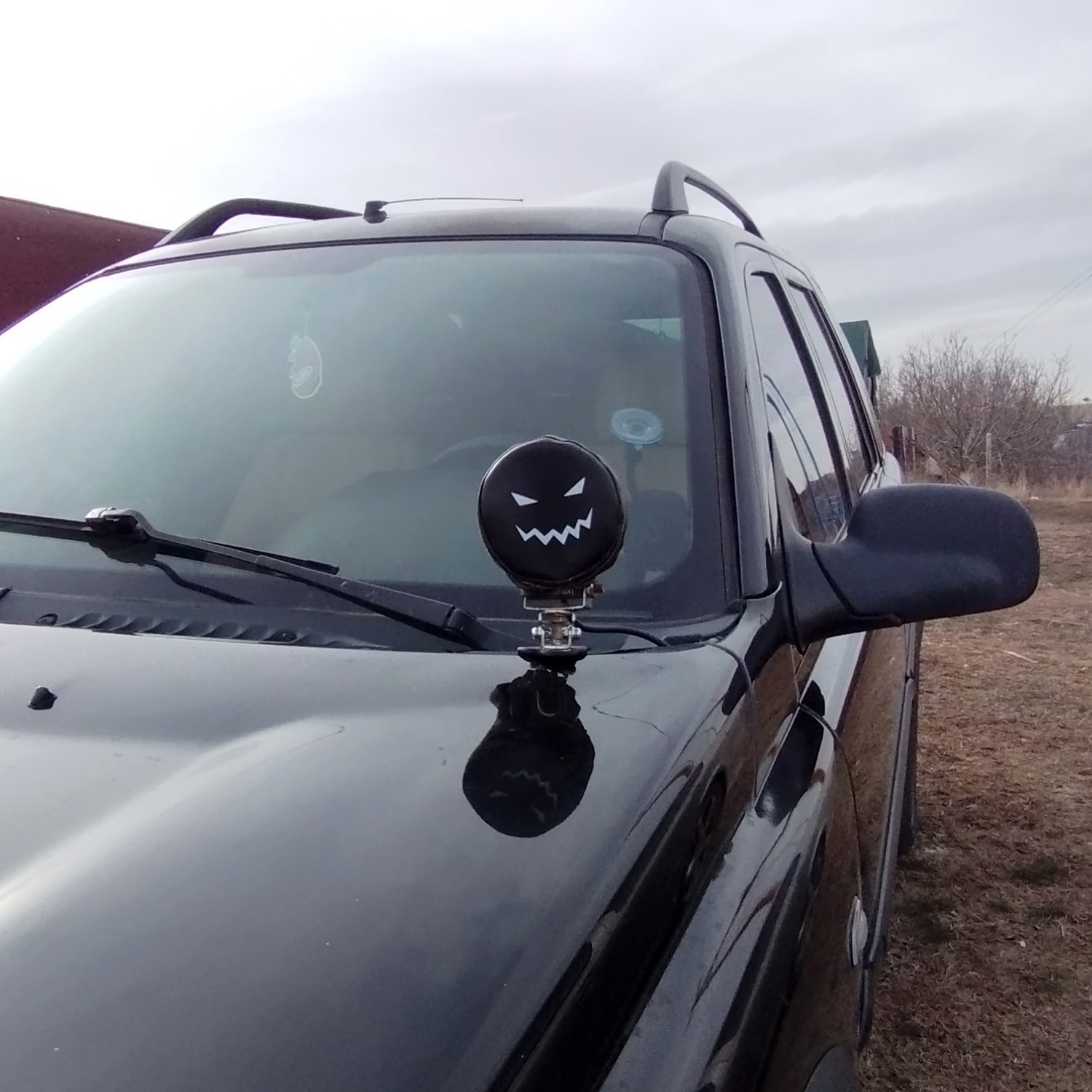 Off Road Led Sis Lamba Kılıfı - Gülen Yüz